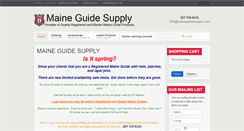 Desktop Screenshot of maineguidesupply.com